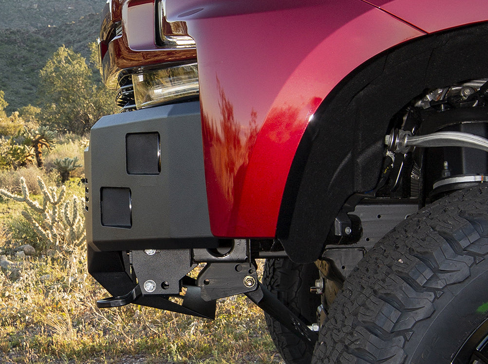 ICI Front Bumper; AL-FBM21CHN; 2019 - 2022 Chevrolet 1500; Alumilite Series; aftermarket aluminum bumper