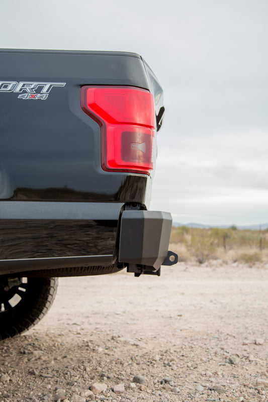 ICI Rear Bumper; AL-RBM85FDN; 2015-2022 Ford F150; Alumilite Series; aftermarket aluminum truck bumper