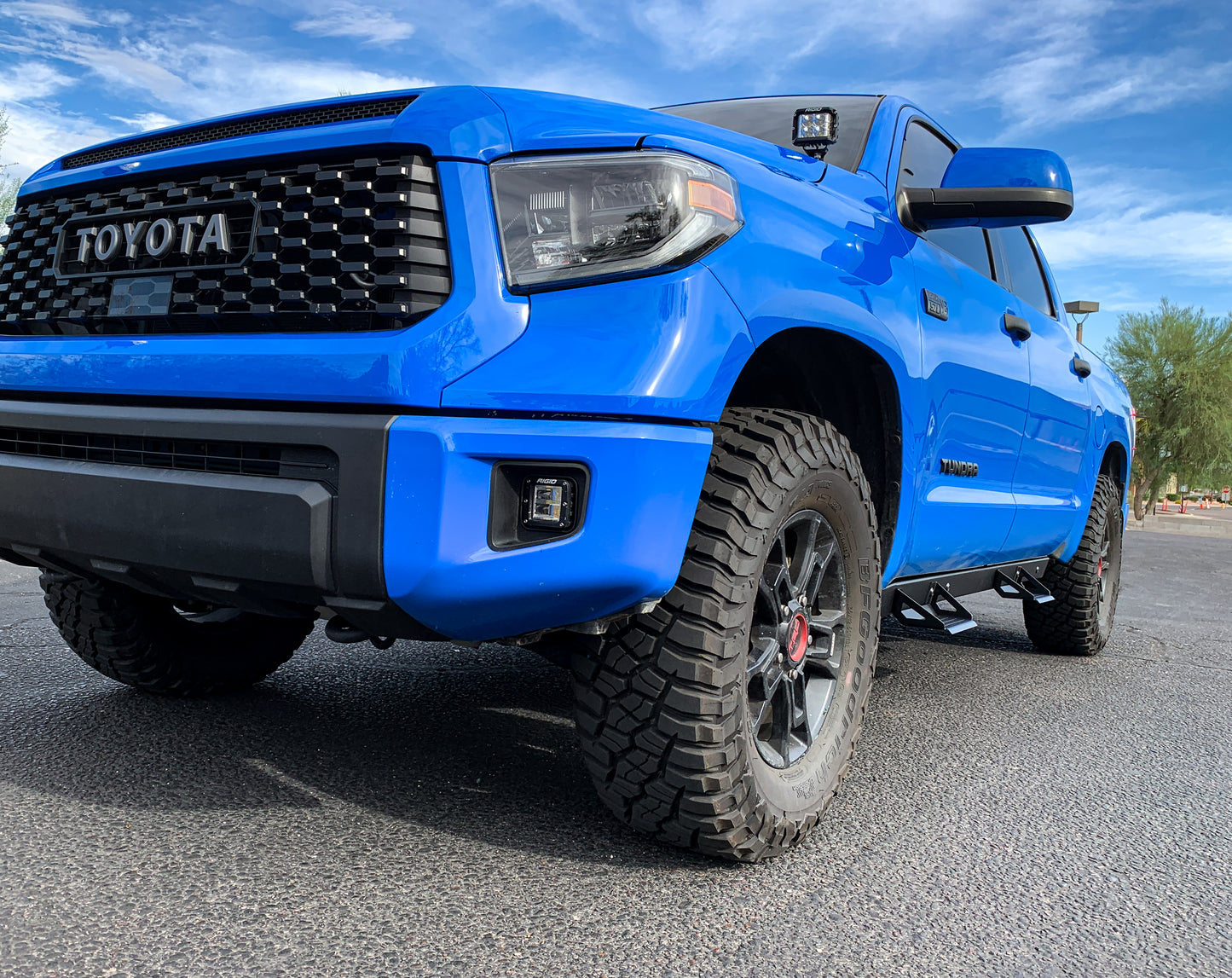 ICI Side Steps; 840121412951; 2007 - 2021 Toyota Tundra ; Alumilite Series; aftermarket truck side step nerfbars