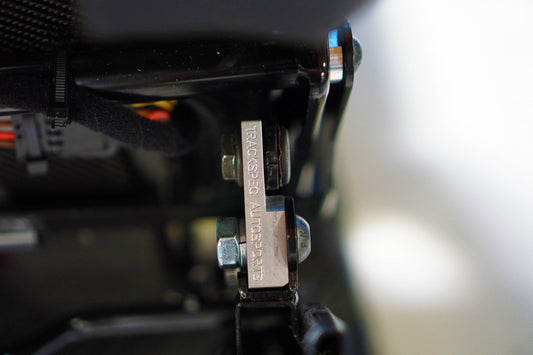 TrackSpec Porsche LWB Seat Recliner Brackets Black - 992 Version TSP-001B-992