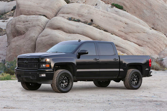 Fabtech 4" PERF SYS W/ DL 2.5 & 2.25 14-18 GM C/K1500 P/U W/ OE ALM OR STMP STL UCA K1120DL