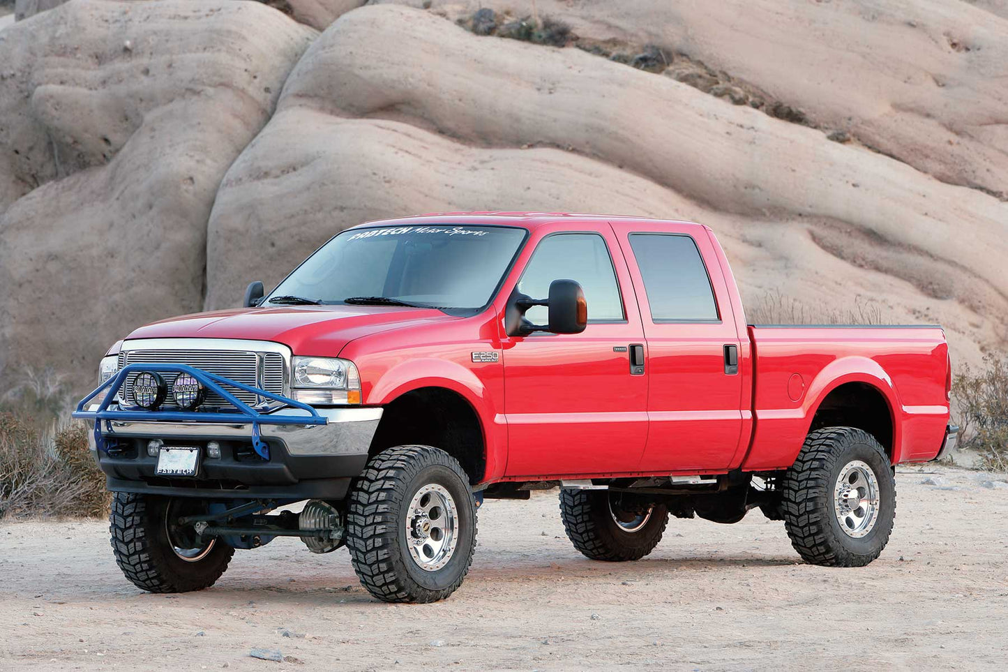 Fabtech 6" 4LINK SYS W/COILS & DLSS SH KS 05-07 FORD F250 4WD W/O FACTORY OVERLOAD K2013DL