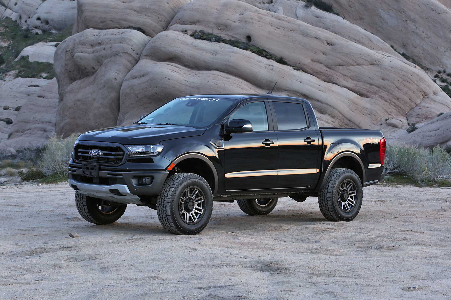 Fabtech 3.5 in. BJ UCA SYS W/ 2.25DLSS 2019-20 FORD RANGER 4WD W/O INTRUSION BEAM KIT K2322DL