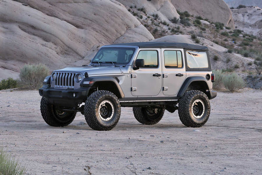 Fabtech 5" TRAIL W/ DL RESI SHKS 2018-22 JEEP JL 4WD 4-DOOR K4141DL