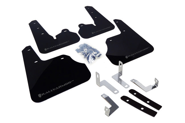 Rally Armor MF22-UR-BLK/GRY - 2012-2016 Subaru Impreza Limited Premium Sport - Black Mud Flap/Grey Logo