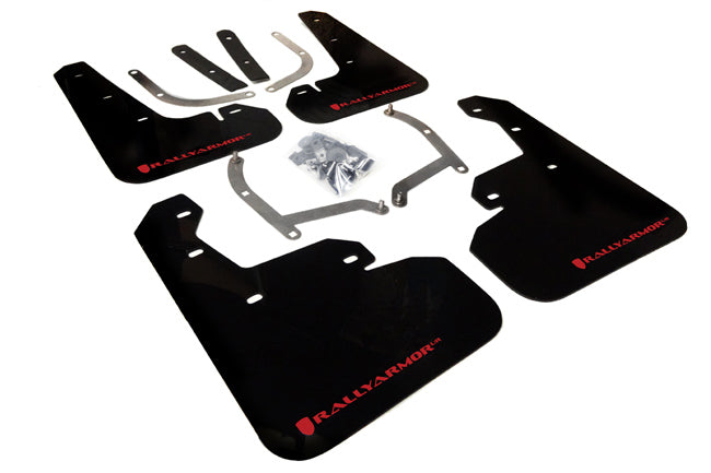 Rally Armor MF45-UR-BLK/RD - 2017-2019 Subaru Impreza Limited Premium Sport - Black Mud Flap/Red Logo