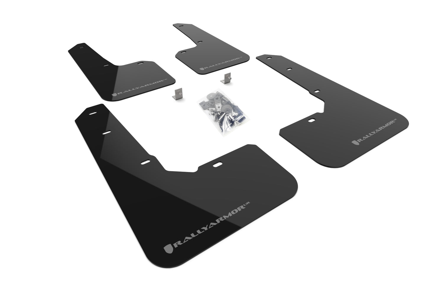 Rally Armor MF76-UR-BLK/GRY - 2022+ Subaru Outback Wilderness - Black Mud Flap/Grey Logo