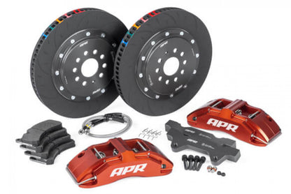 APR Brakes - 380x34mm 2-piece 6 Piston Big Brake Kit - Front - Red - (MLB 345mm) BRK00025