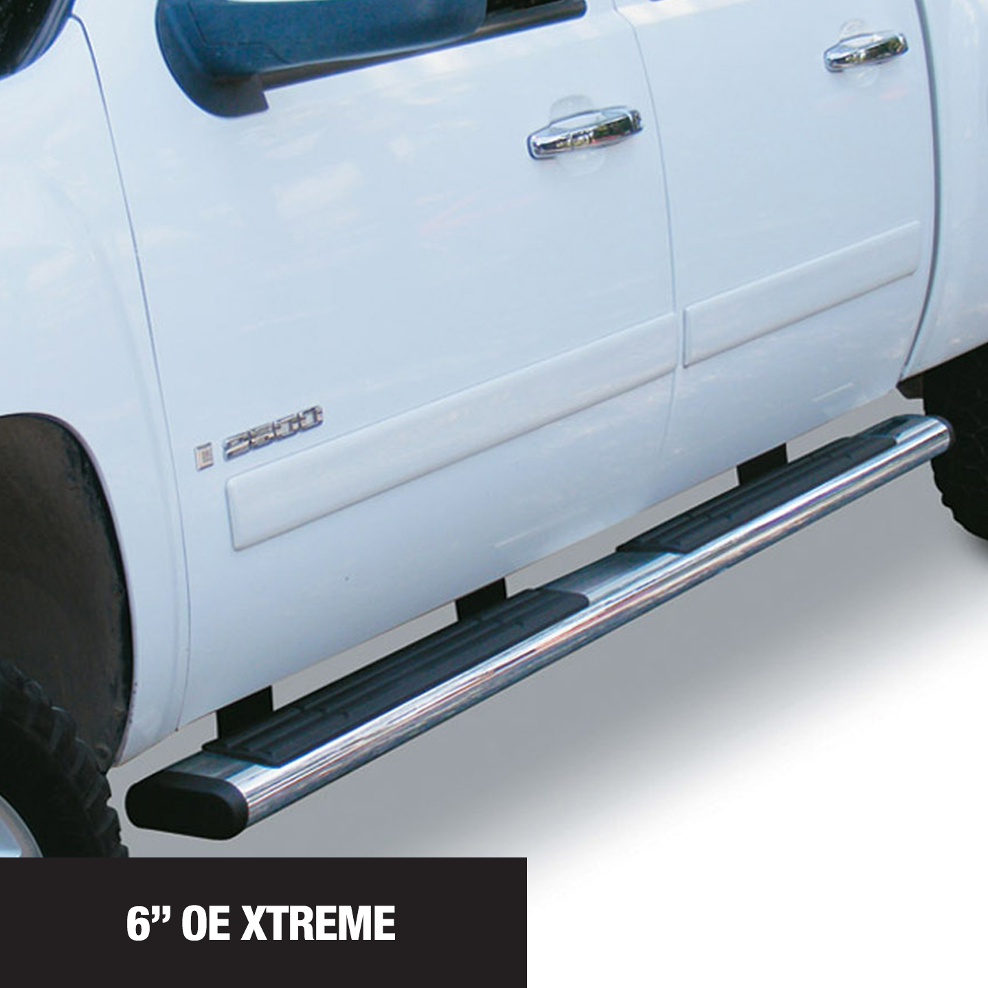 Go Rhino 660096PS 6" OE Xtreme Series SideSteps Boards Only Polished Stainless Steel