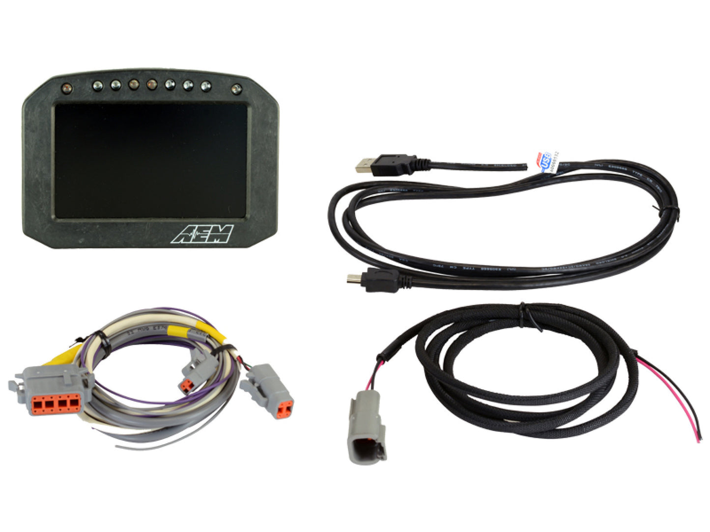 AEM CD-5 Carbon Flat Panel Digital Racing Dash Display - Non-Logging / Non-GPS 30-5600F
