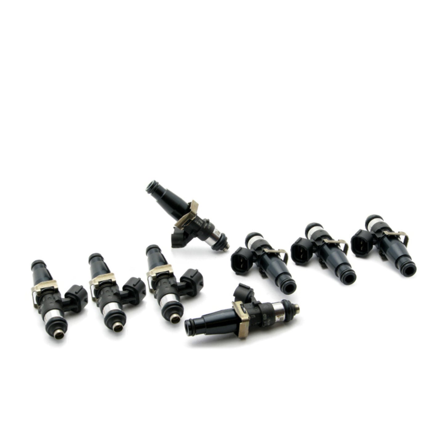 Deatschwerks Bosch EV14 Universal 60mm/11mm matched set of 8 injectors 220 lb/hr DEW-16S-11-2200-8