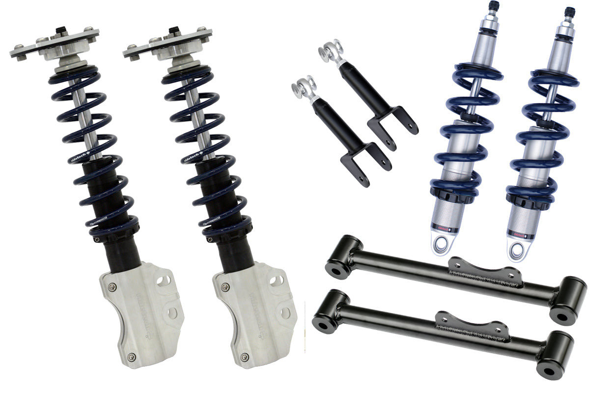 Ridetech HQ Coil-Over System for 1979-1989 Mustang, with 1994-2004 SN95 Spindles. 12120212