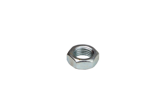 Ridetech Thin jam nut, 3/8-24, zinc plate. Used on Ridetech smooth body shock stem. 99372006