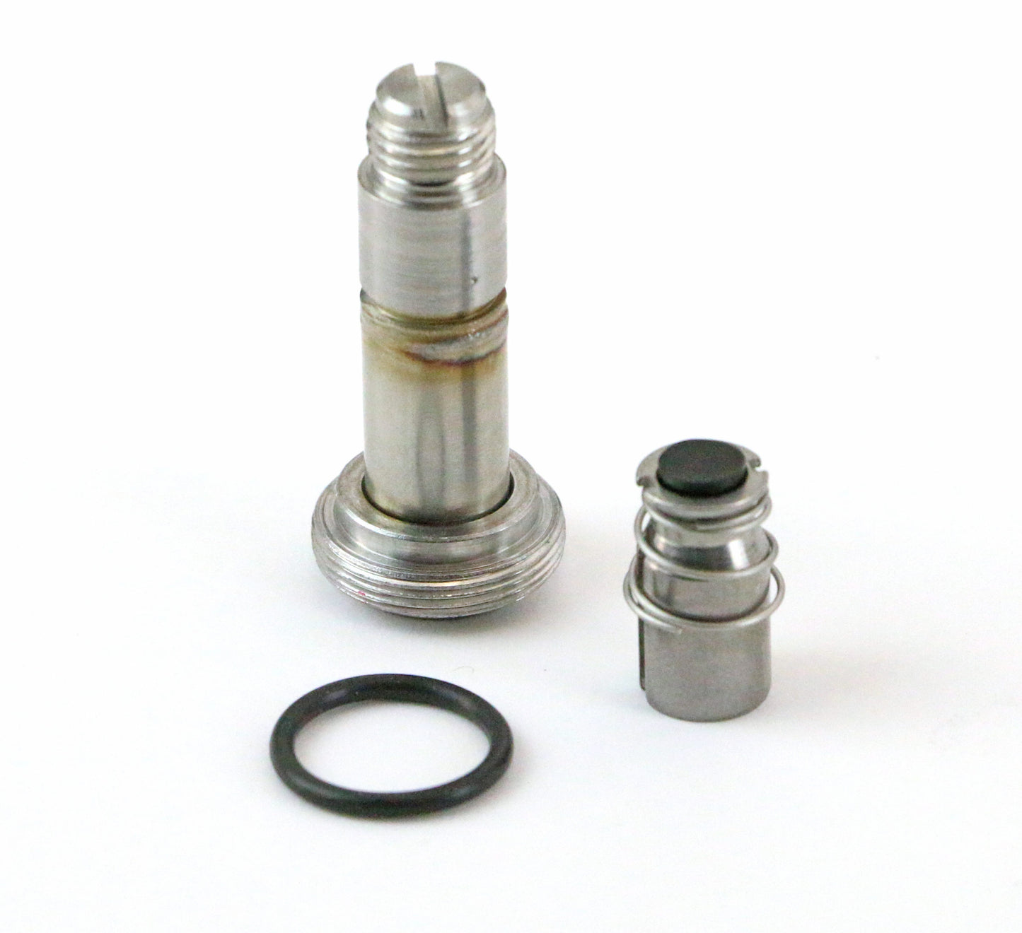 Ridetech Stem assembly for RidePro valve with round, steel coil cover. 31931301