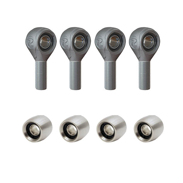 Ridetech R-Joint 8 Pack - Weld-On. Includes 4 RH threaded R-Joints and 4 weld on R-Joints 11009518
