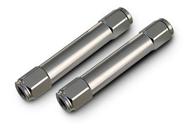 Ridetech Billet aluminum tie rod adjusters for 1982-1992 GM F Body. 11209400