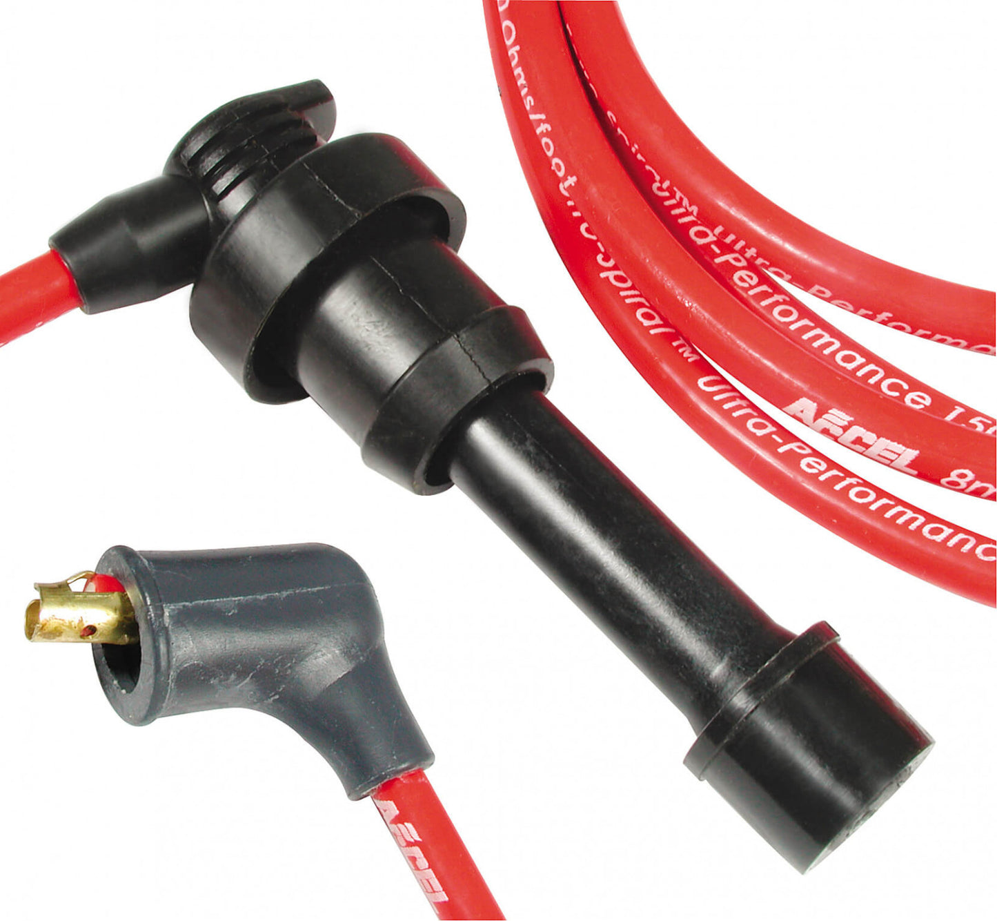 ACCEL Spark Plug Wires - 8mm THUNDERSPORT CUST FIT RED 7921R