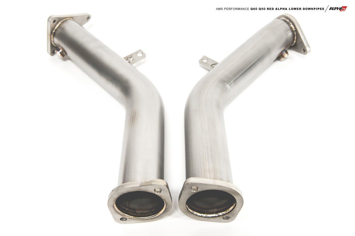 AMS Performance INFINITI Q60 / Q50 VR30 Red Alpha Lower Downpipes AMS-ALP.28.05.0001-1