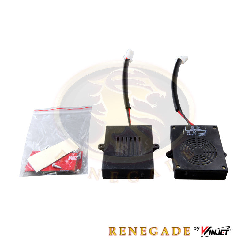RENEGADE 2014-2018 Chevrolet Silverado 1500 2500 3500 LED Tail Lights - (Gloss Black / Clear & Red Glow Bar) WINJET-CTRNG0383-GBC-RG