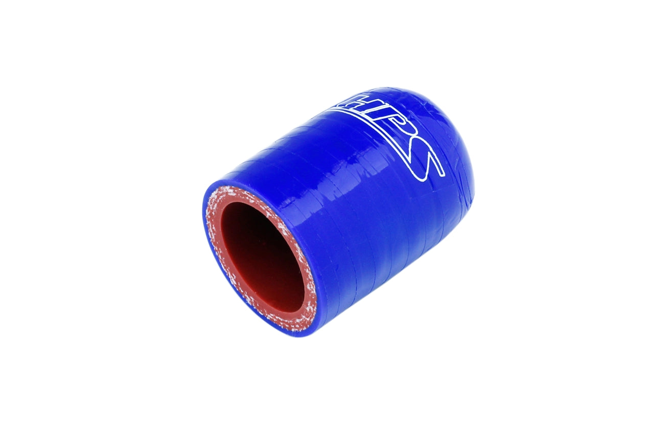 HPS Performance 3-ply Reinforced High Temp. Silicone Bypass Cap 1" ID Blue RSCC-100-BLUE