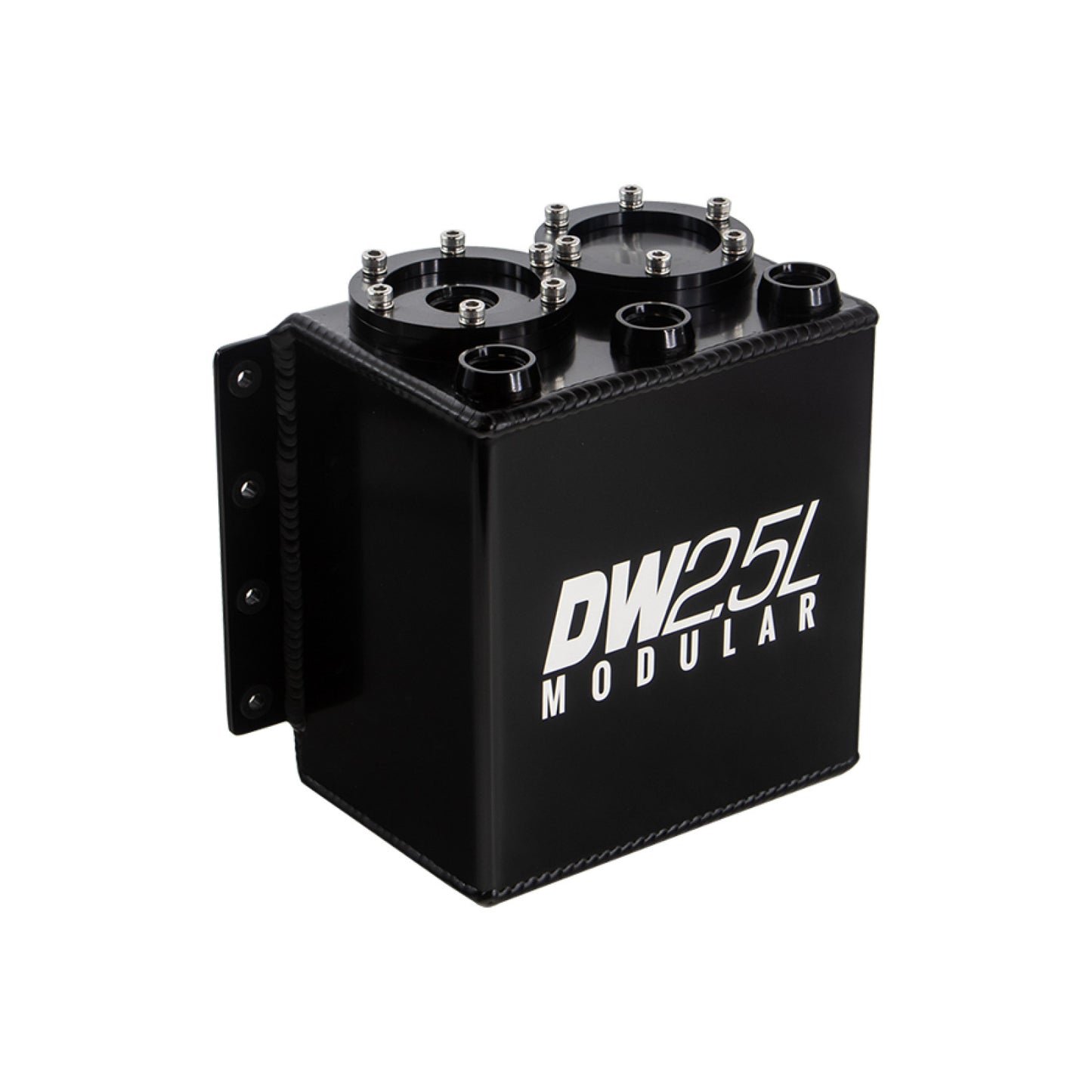 Deatschwerks 2.5L modular surge tank, universal. Fits 1 or 2 DW250il fuel pumps, PN 9-250 DEW-6-000-25ST