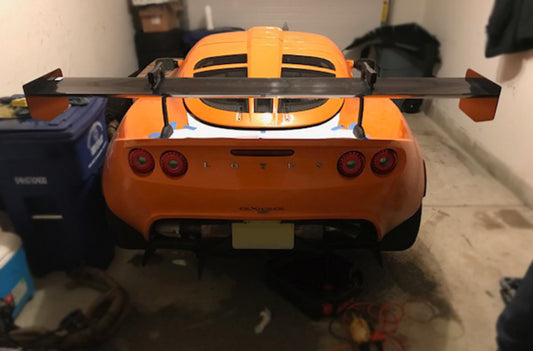 Reverie Lotus Elise/Exige S2 Carbon Rear Wing Kit - 310mm Chord Low Drag with Swan Mounts R01SB0533