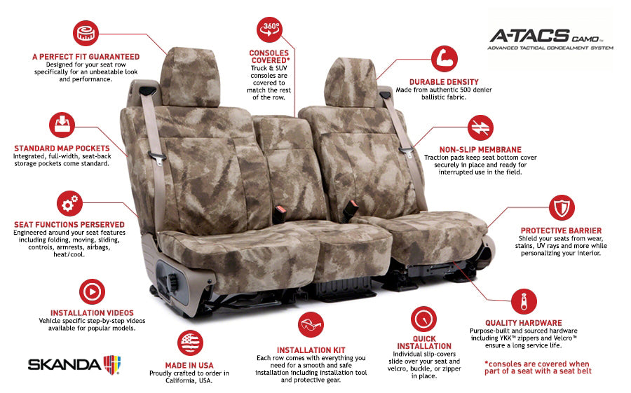 Coverking Custom Seat Cover A-TACS A-TACS