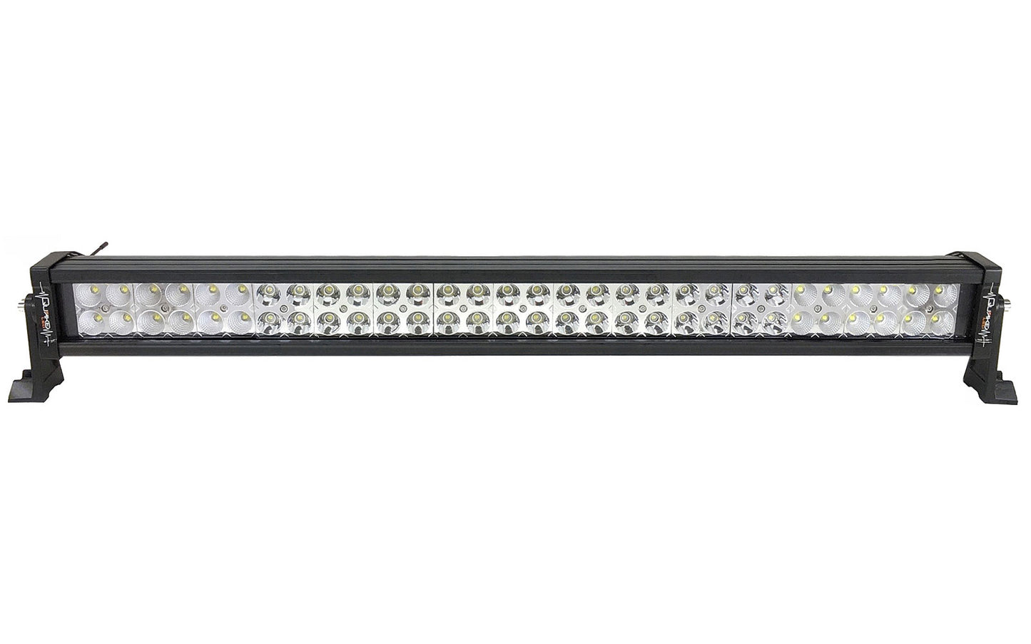 Quake LED - QUSN480 - 32 Inch LED Light Bar Dual Row 180 Watt Combo SuperNova Strobe Series White/Amber Strobe