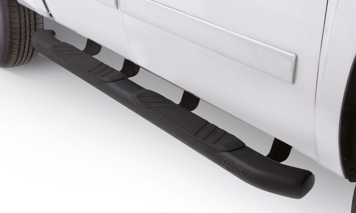 Lund 22758783 Black Composite 5 Inch Oval Bent Nerf Bars For 2009-2015.5 Dodge Ram 1500 2010-2022 Ram 2500/3500 Crew Cab