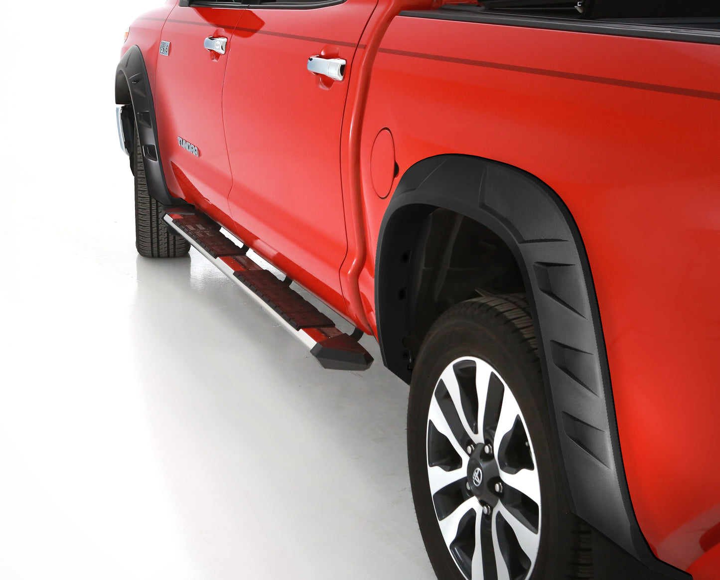 Bushwacker 30923-02 DRT Style Fender Flares; Front And Rear 2014-2021 Toyota Tundra