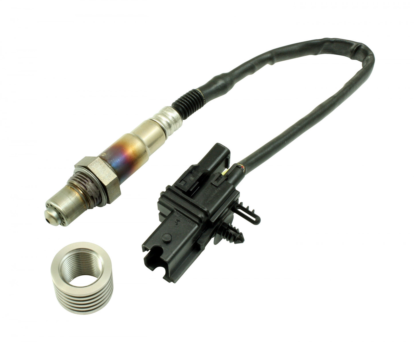 AEM Bosch LSU 4.2 O2 Sensor with Stainless Tall Manifold Bung - 4 Channel Wideband 30-2063