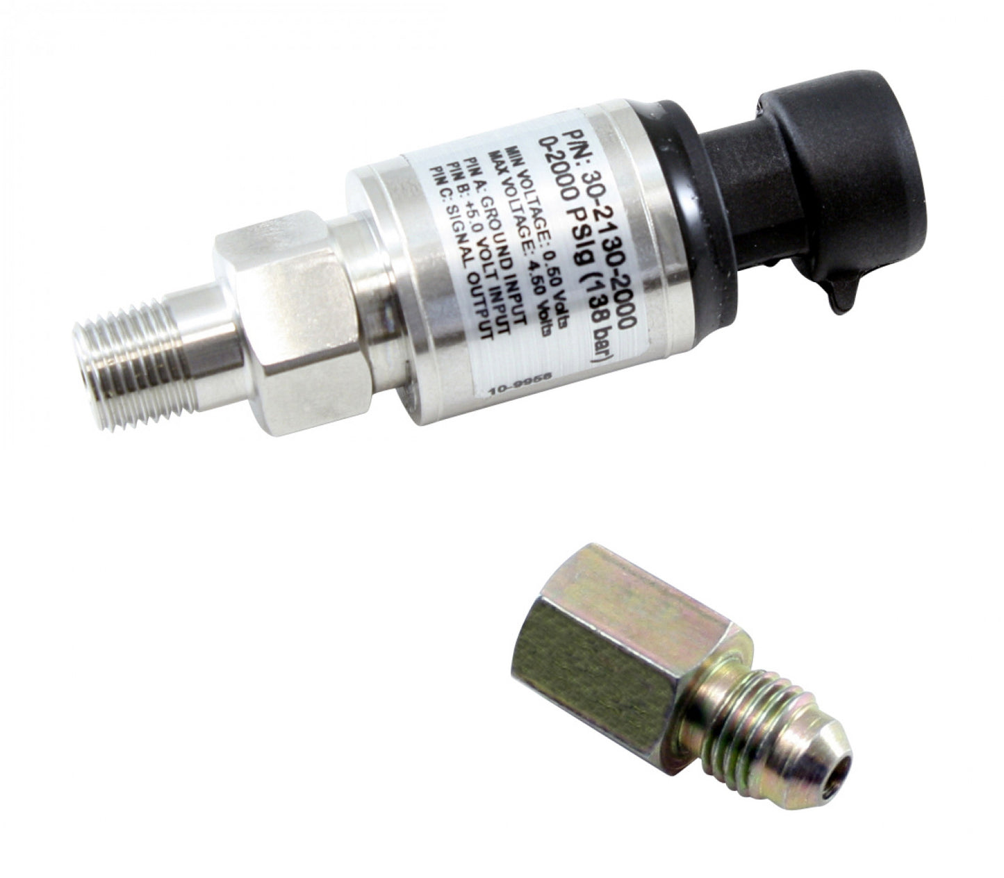 AEM 2000 PSIg Stainless Steel Pressure Sensor Kit 30-2130-2000