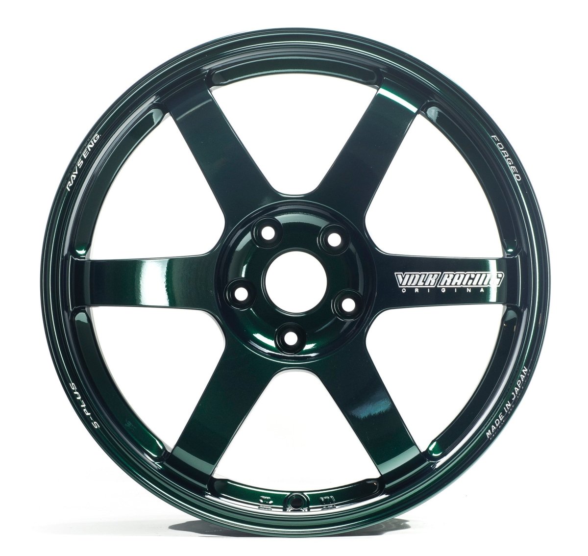 Volk TE37 SAGA S-PLUS 18x7.5 HYPER COLORS, RACING GREEN Wheel