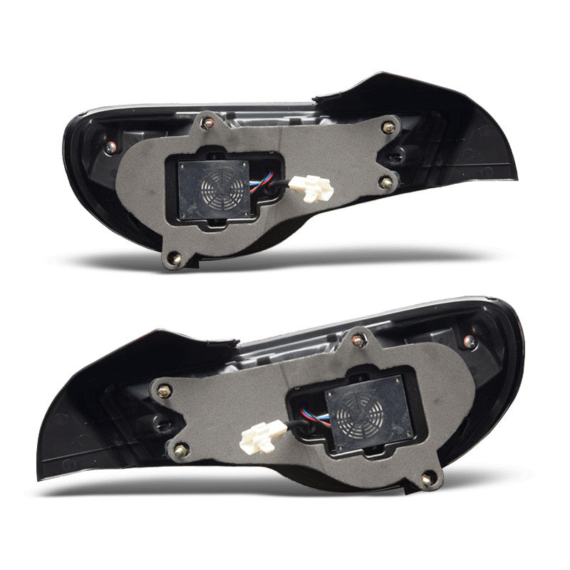 WINJET TOYOTA 2012-2015 86, SUBARU 2012-2015 BRZ, SCION 2012-2015 FRS LED Tail Lights - (Black / Smoke) CTWJ-0323-BS