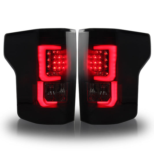 WINJET 2015-2017 Ford F-150 LED Tail Lights - (Black / Smoke) CTWJ-0440-BS