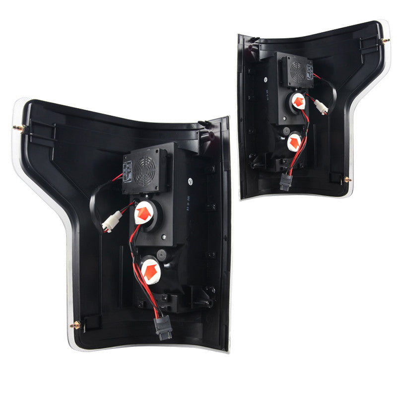 WINJET 2015-2017 Ford F-150 LED Tail Lights - (Black / Smoke) CTWJ-0440-BS