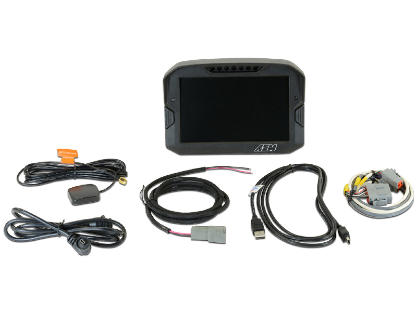 AEM CD-7 Carbon Digital Racing and Logging Dash Display - Logging / GPS Enabled 30-5703