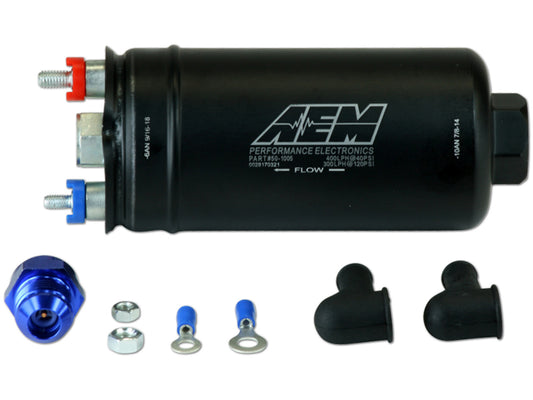 AEM 400LPH Inline High Flow Fuel Pump 50-1005