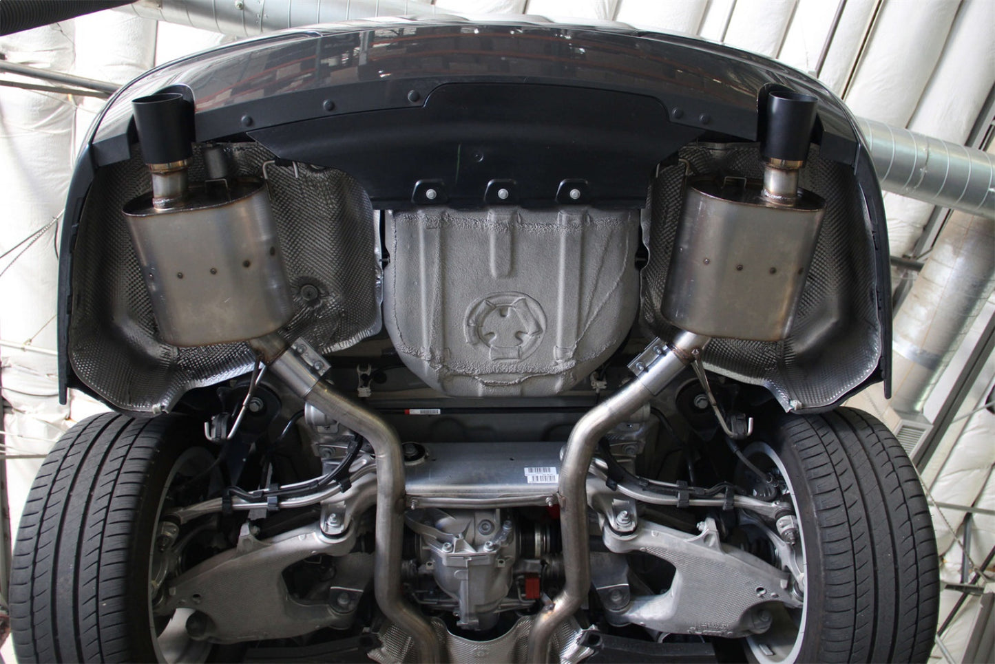 Dinan Free Flow Axle-Back Exhaust - 2011-2016 BMW 535i Black D660-0051-BLK