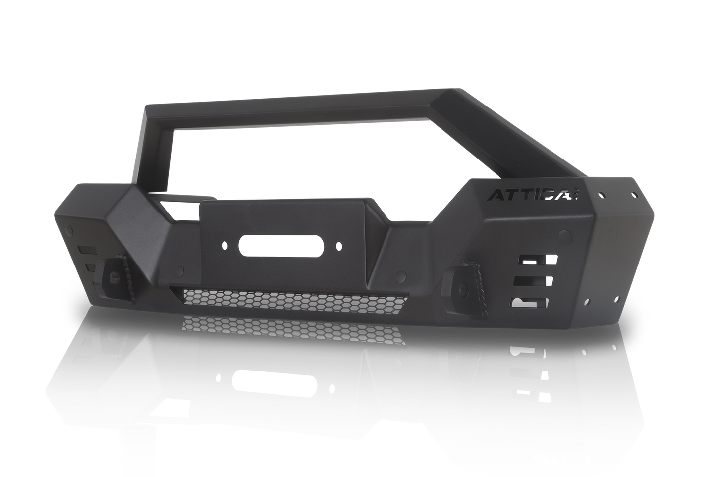 Attica 4x4 2018-2023 Jeep Wrangler JL Frontier Series Front Bumper ATTJL01A110-BX + ATTJL01A110-1-BX