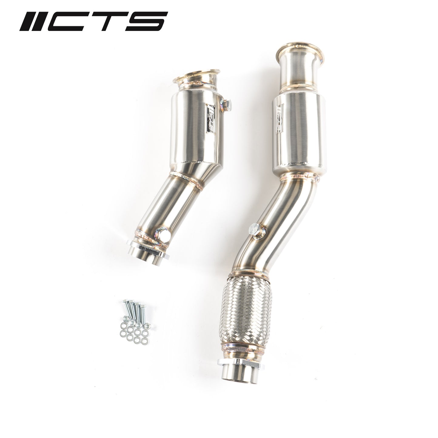 CTS Turbo BMW S58 G80/G82/G87 M2/M3/M3C/M4/M4C High-Flow CATS CTS-EXH-DP-0053-CAT