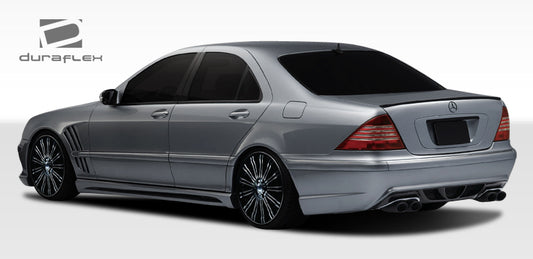 Extreme Dimensions Duraflex W-2 Rear Bumper Cover Compatible With 2000-2006 Mercedes S Class - 1 Piece - 107721