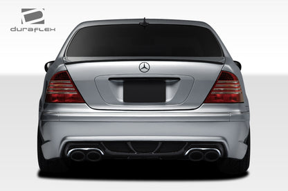 Extreme Dimensions Duraflex W-2 Rear Bumper Cover Compatible With 2000-2006 Mercedes S Class - 1 Piece - 107721