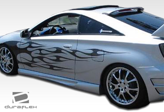 Extreme Dimensions Duraflex Type K Side Skirts Compatible With 2000-2005 Toyota Celica - 2 Piece - 100191