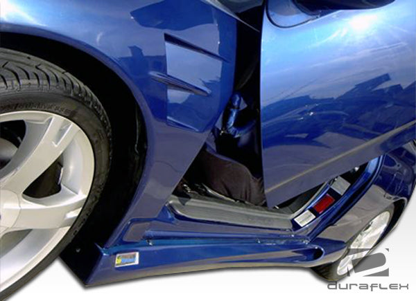 Extreme Dimensions Duraflex Type K Side Skirts Compatible With 2000-2005 Toyota Celica - 2 Piece - 100191