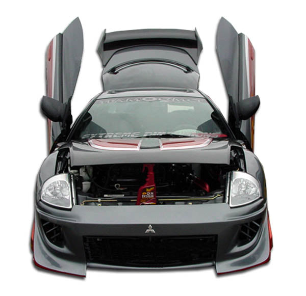 Extreme Dimensions Duraflex Blits Front Bumper Cover Compatible With 2000-2005 Mitsubishi Eclipse - 1 Piece - 100118
