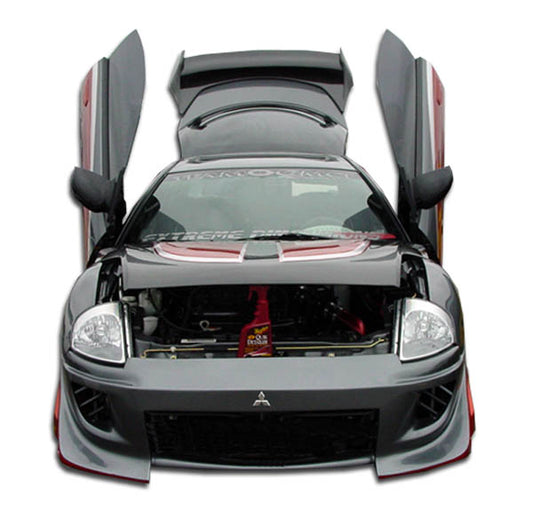 Extreme Dimensions Duraflex Blits Front Bumper Cover Compatible With 2000-2005 Mitsubishi Eclipse - 1 Piece - 100118