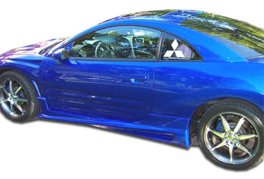 Extreme Dimensions Duraflex Bomber Side Skirts Compatible With 2000-2005 Mitsubishi Eclipse - 2 Piece - 100117