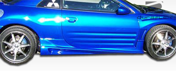 Extreme Dimensions Duraflex Bomber Side Skirts Compatible With 2000-2005 Mitsubishi Eclipse - 2 Piece - 100117