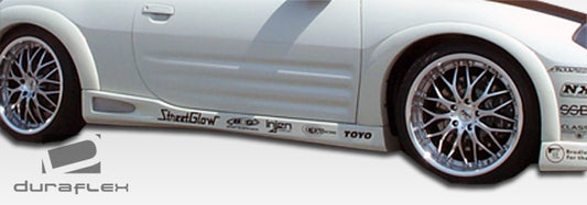 Extreme Dimensions Duraflex Shine Side Skirts Compatible With 2000-2005 Mitsubishi Eclipse - 2 Piece - 100126